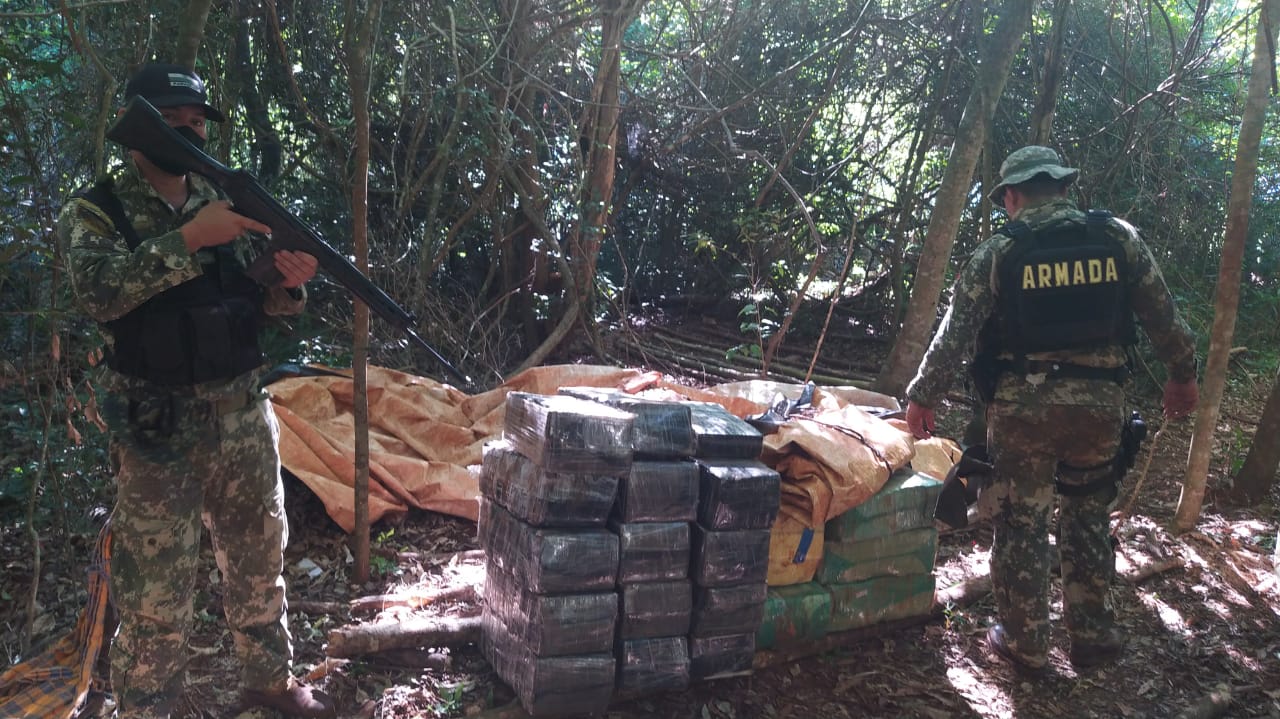 Incautan más de dos toneladas de marihuana en Mbaracayú Unicanal