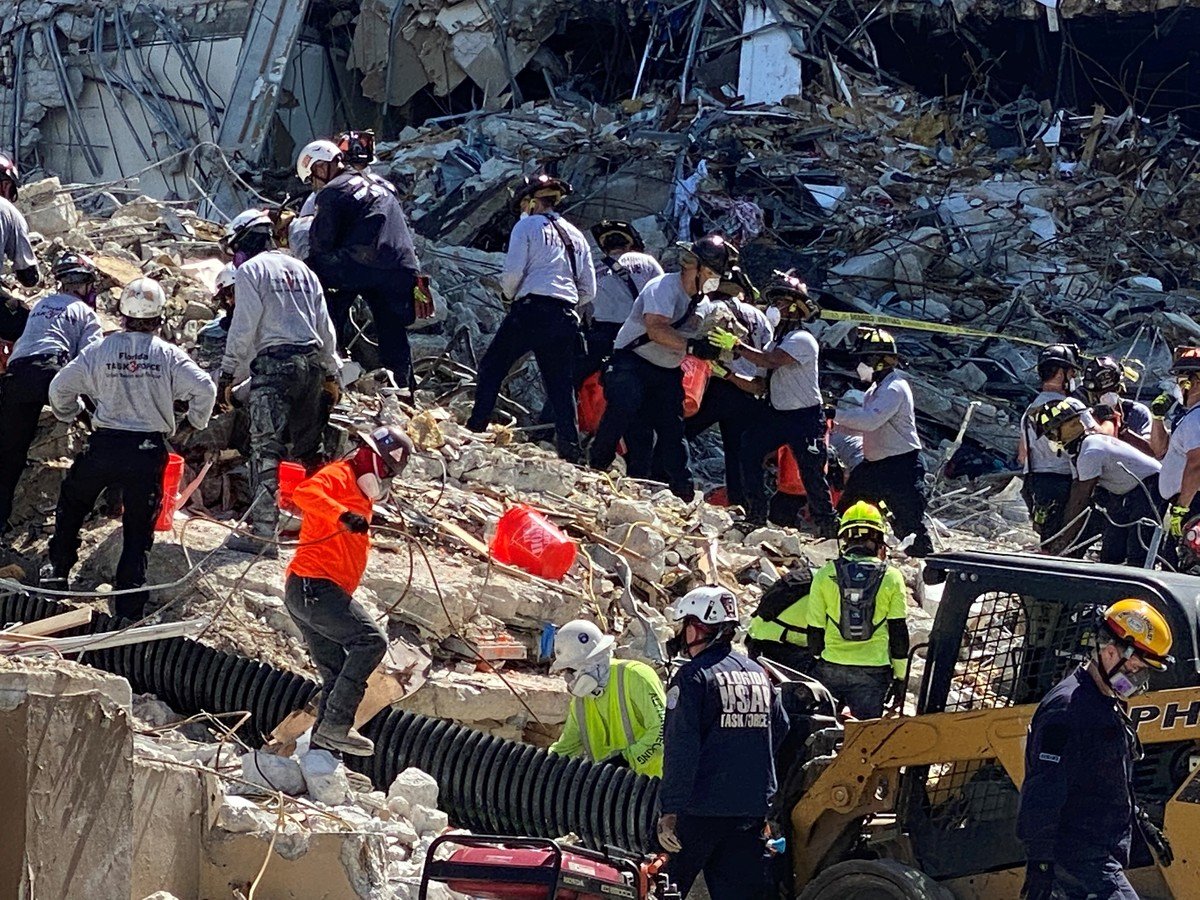 Por inestabilidad del edificio paran búsqueda en lugar del derrumbe en