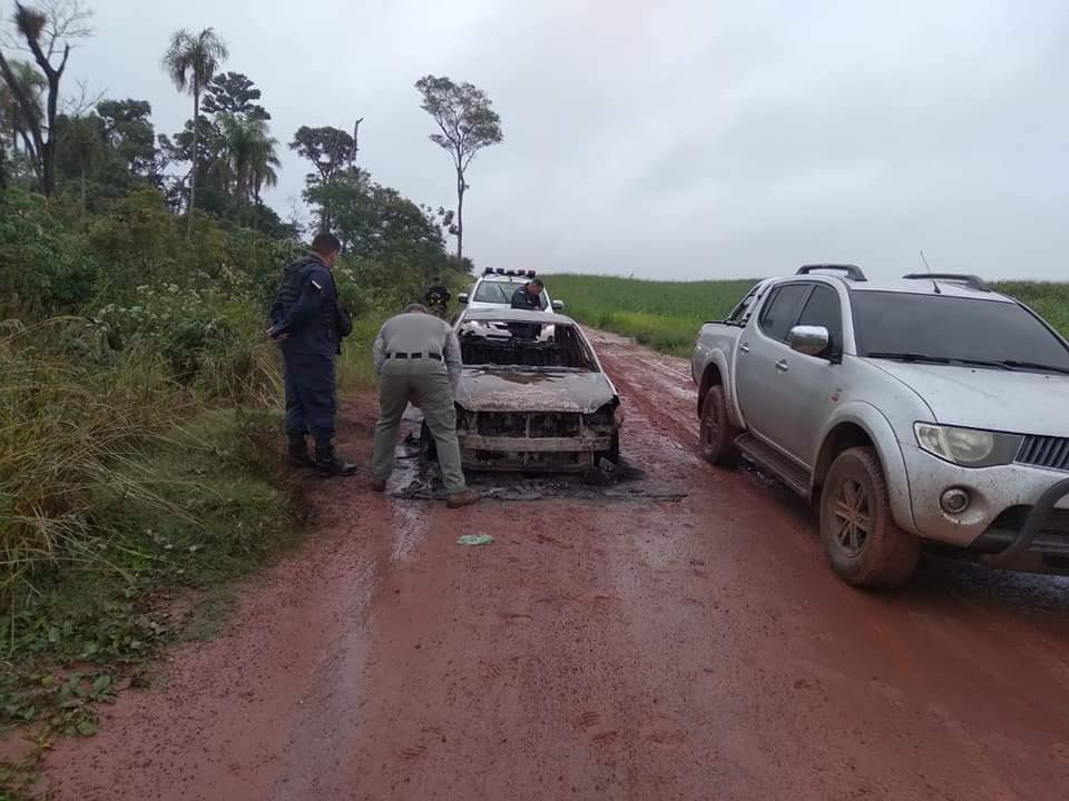 Yby Pytã hallan cuerpos calcinados en el interior de un vehículo