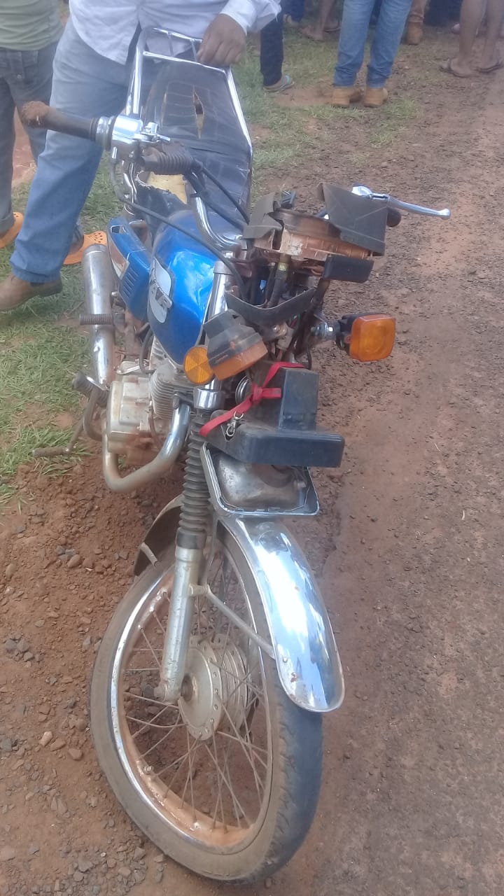 El comunicador iba a bordo de su motocicleta. Foto: Gentileza