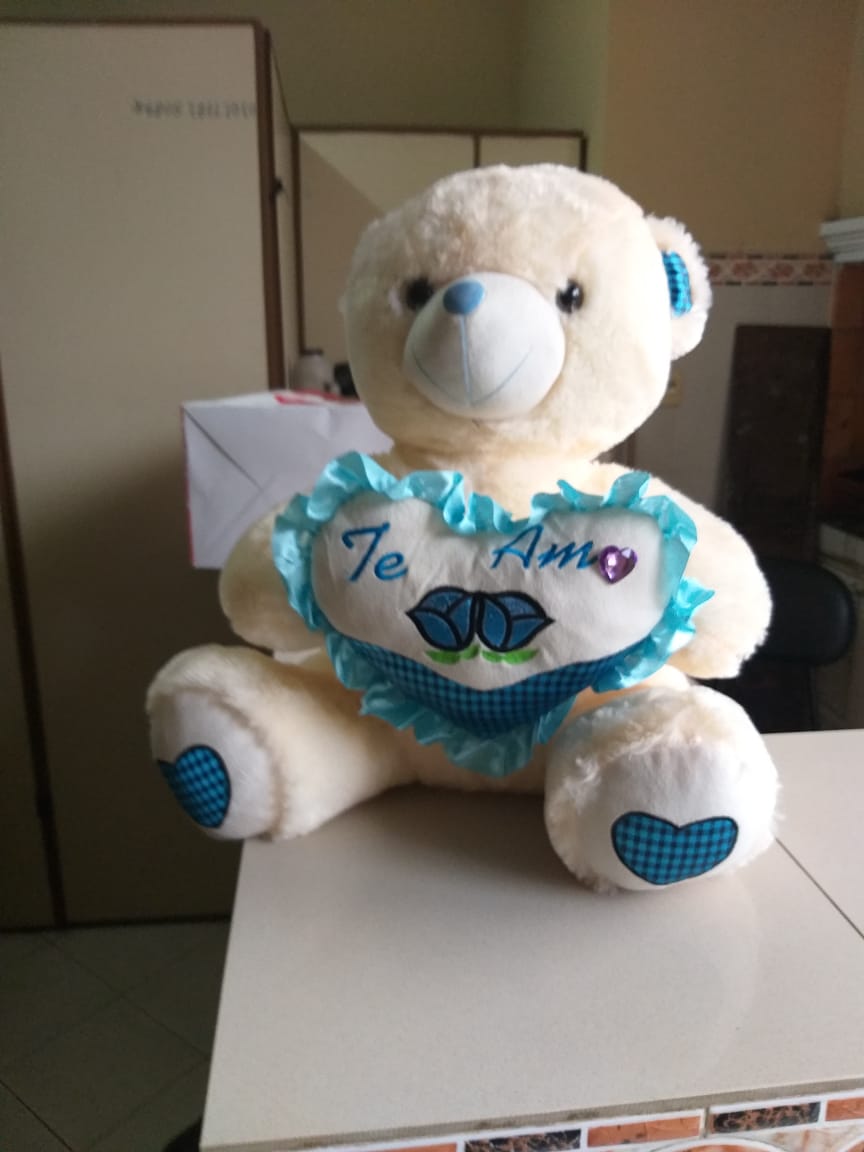 El peluche fue enviado de forma anónima. Foto: Senad