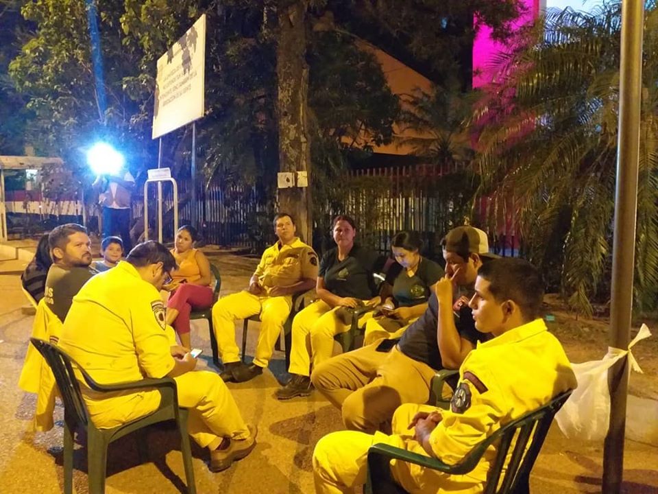 Los voluntarios reclaman un presupuesto digno para mantener operativo el cuartel. Foto: Bomberos de Mariano Roque Alonso
