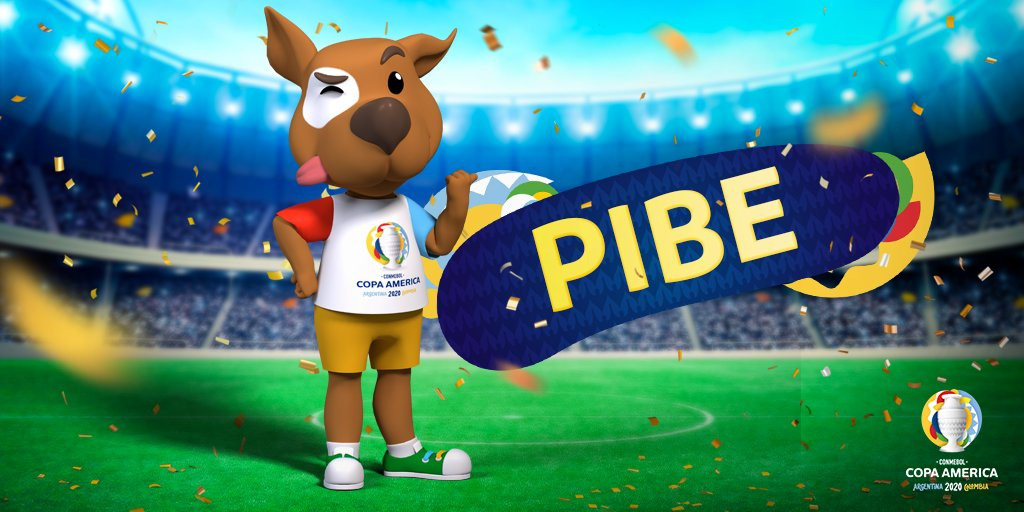 "Pibe", la nueva mascota para esta Copa América. Foto: Conmebol