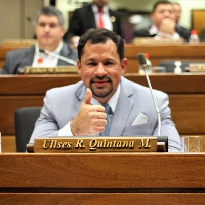 Ulises Quintana podría ser expulsado del Congreso. Foto: Diputados Py.