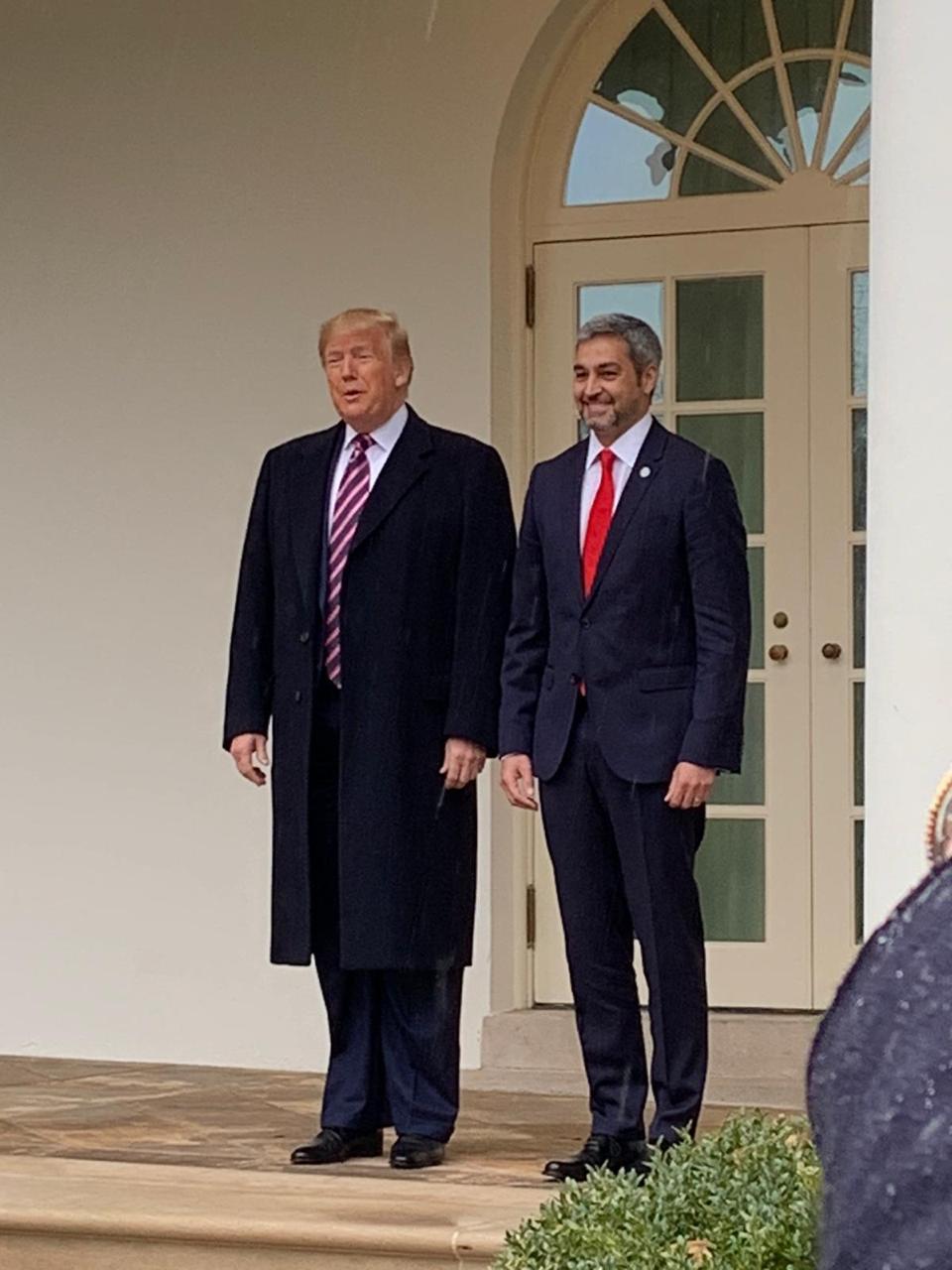 Marito se reunió hoy con Trump en Washington. Foto: Presidencia