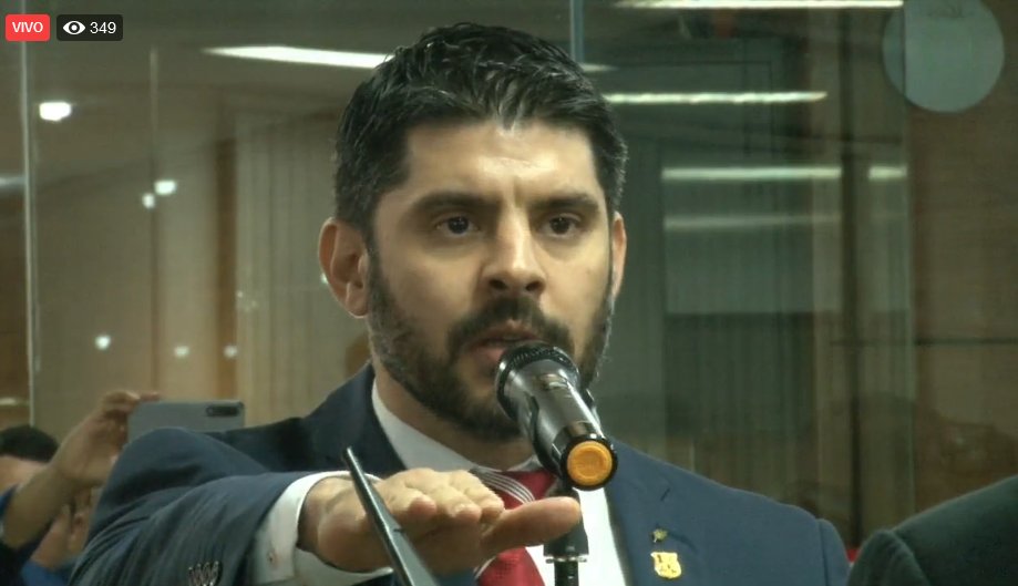 Óscar “Nenecho” Rodríguez fue electo ayer como nuevo intendente de Asunción. Foto: Captura de video
