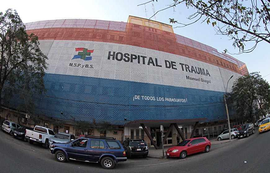 Hospital de Trauma de Asunción. Foto: Ministerio de Salud