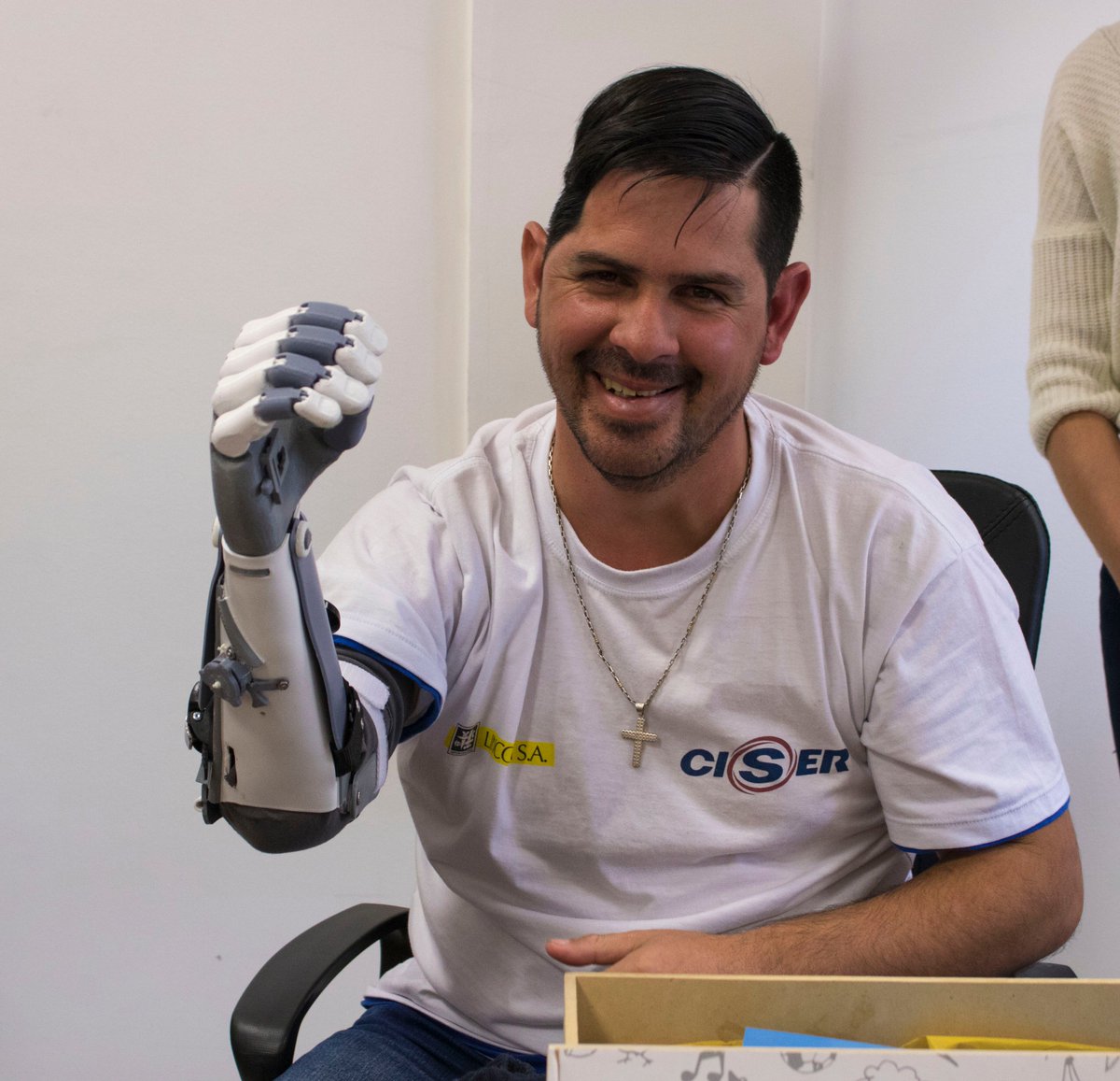 Las prótesis son impresas en 3D. Foto: Po Paraguay