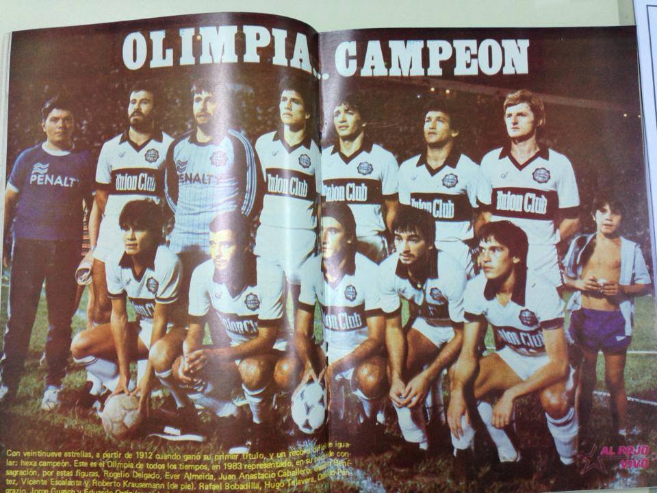 Olimpia es el primer y único equipo en coronarse 6 veces en el fútbol paraguayo. Foto: Gentileza 