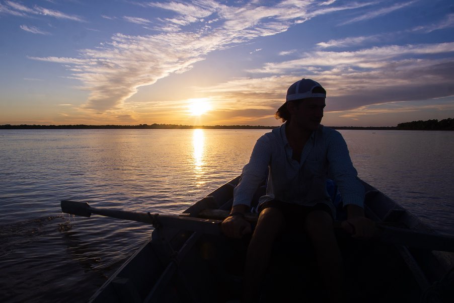 El recorrido fue desde las costas que bordean Asunción hasta las del Pantanal del Chaco. Foto: Rostros del Río (Facebook).