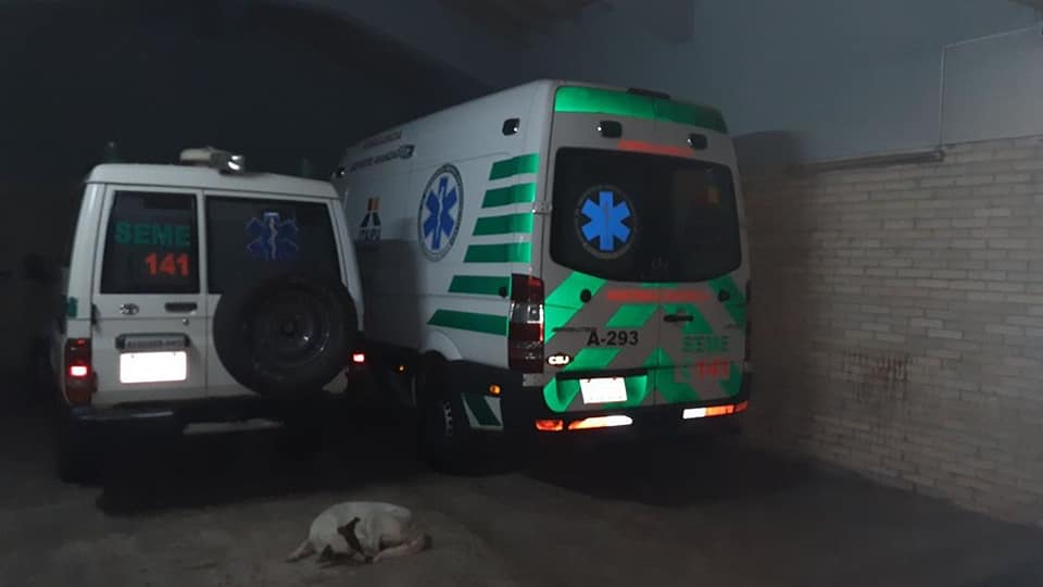 La víctima permanece en delicado estado en terapia intensiva del Hospital de Caacupé. Foto: Gentileza.