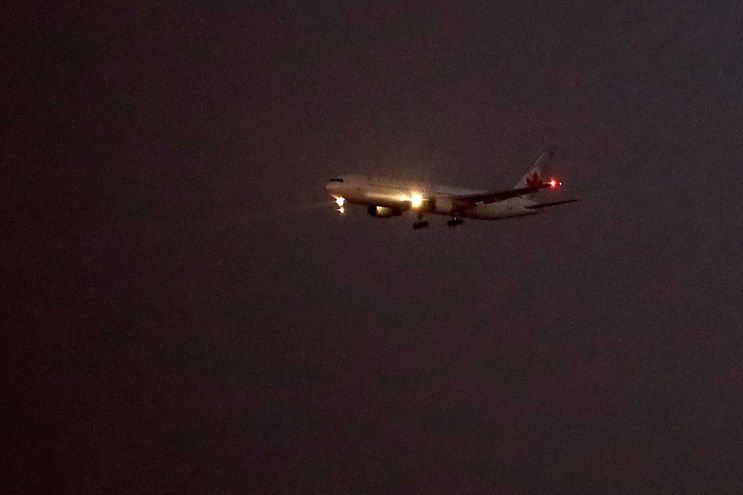 El avión de Air Canadá sobrevoló Madrid por varias horas | Foto: Captura de Video