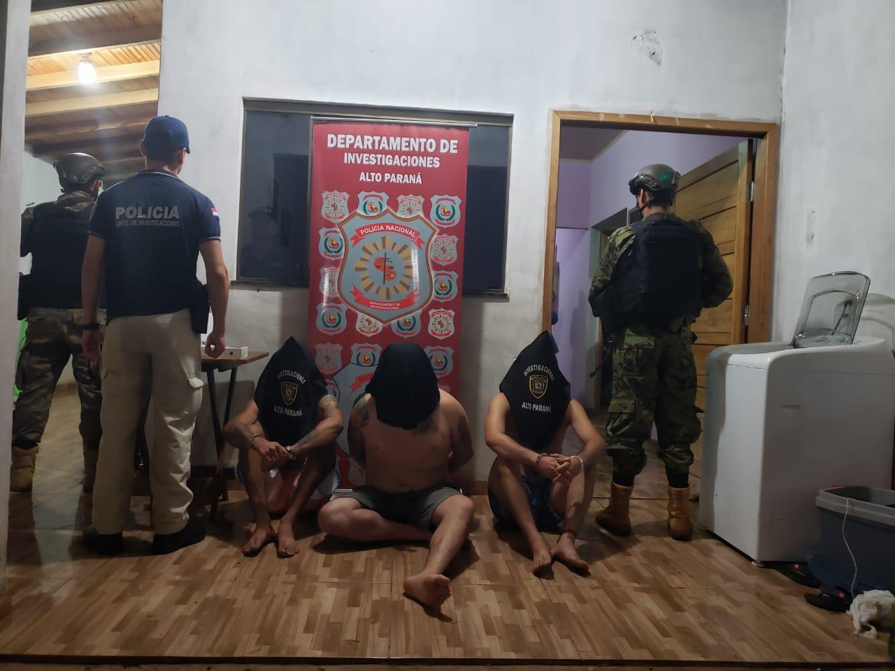 Uno de los detenidos es lider de la Facción Criminal “Primer Grupo Catarinense del Brasil”. Foto: Gentileza