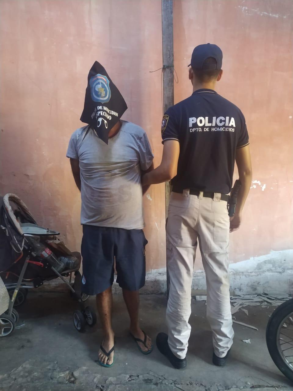 El presunto abusador fue detenido en su vivienda en Asunción. Foto: Gentileza