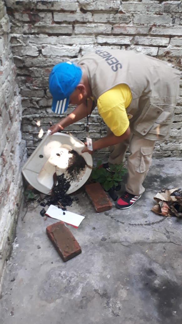 Eliminá todos los objetos que puedan almacenar agua. Foto: @SenepaParaguay