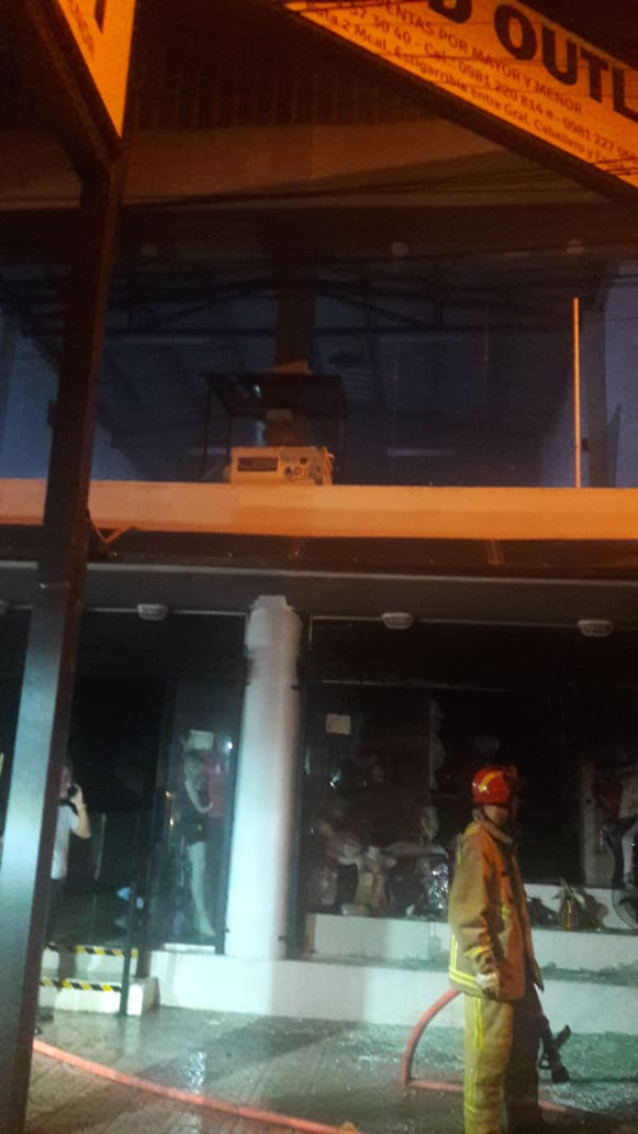 Es la cuarta vez que el local sufre un incendio. Foto: Gentileza