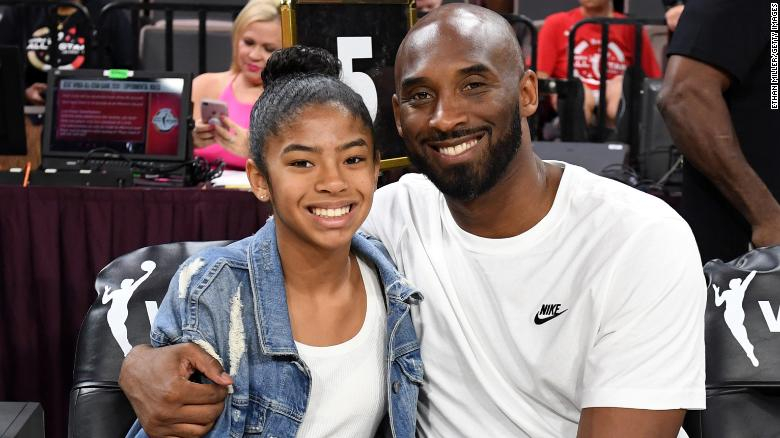 Kobe Bryant y su hija Gianna. Foto: Getty Images