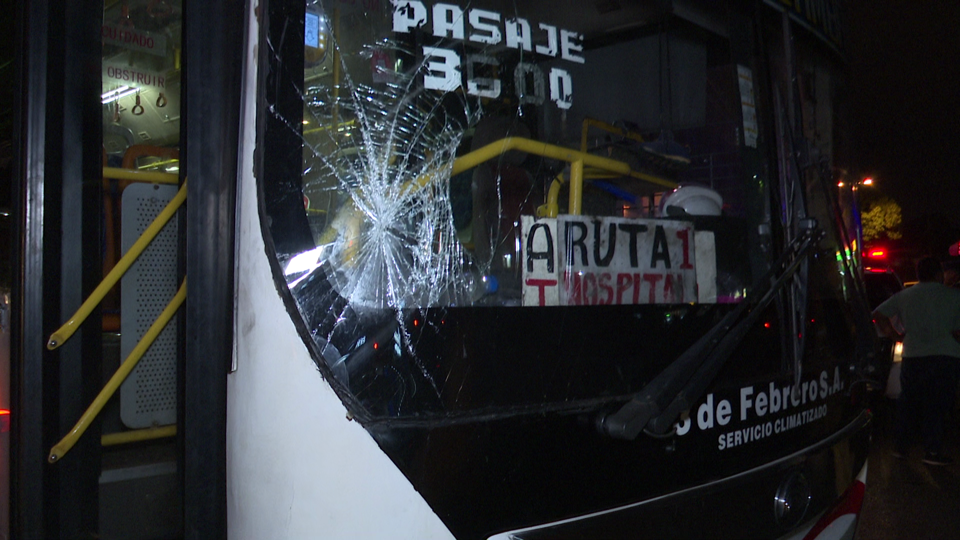 El hombre habría salido repentinamente frente al colectivo y éste ya no logró detener la marcha.
