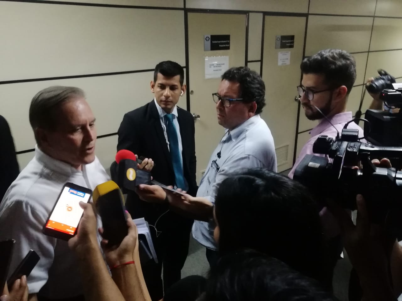 Durand fue hasta la Fiscalía de Delitos Económicos. Foto: Fiscalía