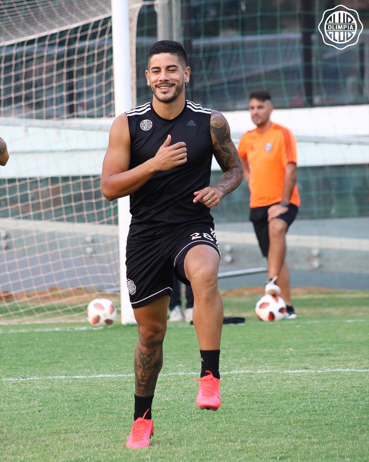 Jorge “Pollo” Recalde, jugador del Olimpia. Foto: @elClubOlimpia
