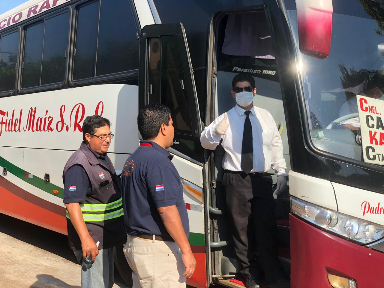 Los controles se realizan en diversas rutas del país. Foto: Dinatran