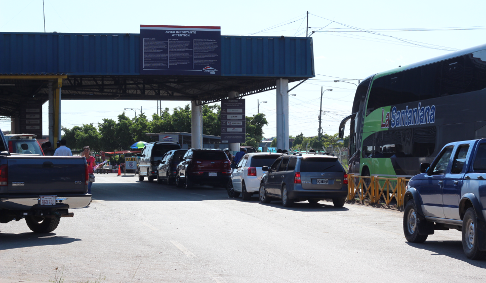 Puesto de Control Migratorio de Puerto Falcón, paso fronterizo entre Paraguay y Argentina. Foto: Dirección General de Migraciones