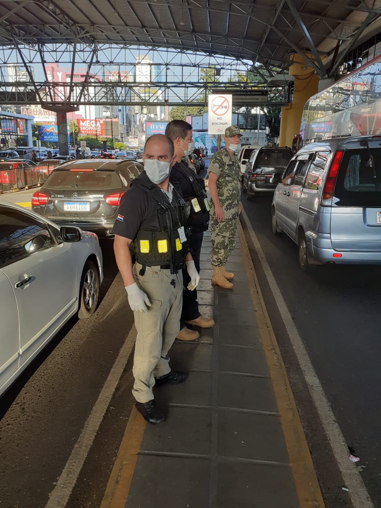 Estrictos controles se anuncian para dar cumplimiento al cierre parcial de fronteras. Foto: @DGMParaguay