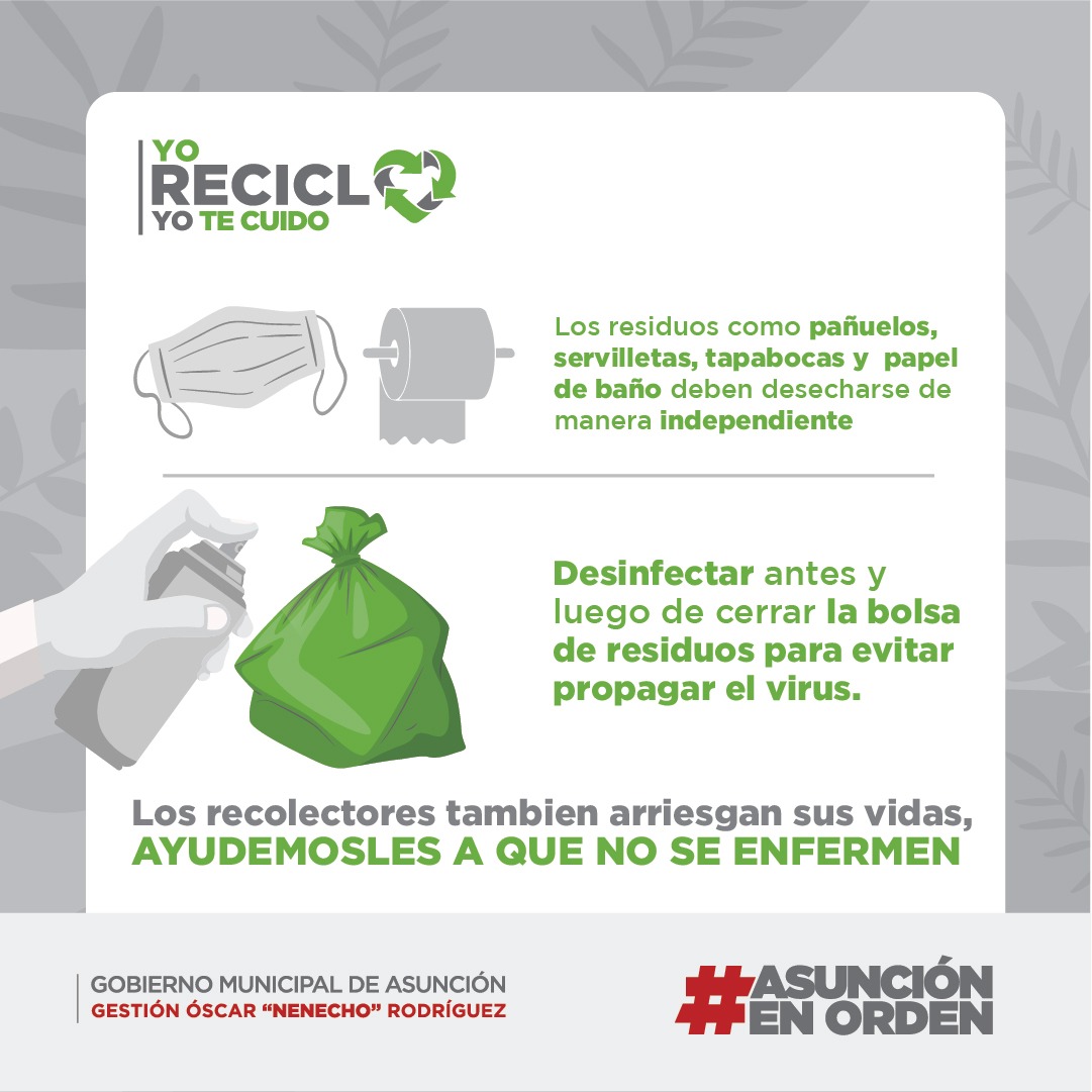 Recomendaciones de la Municipalidad de Asunción.
