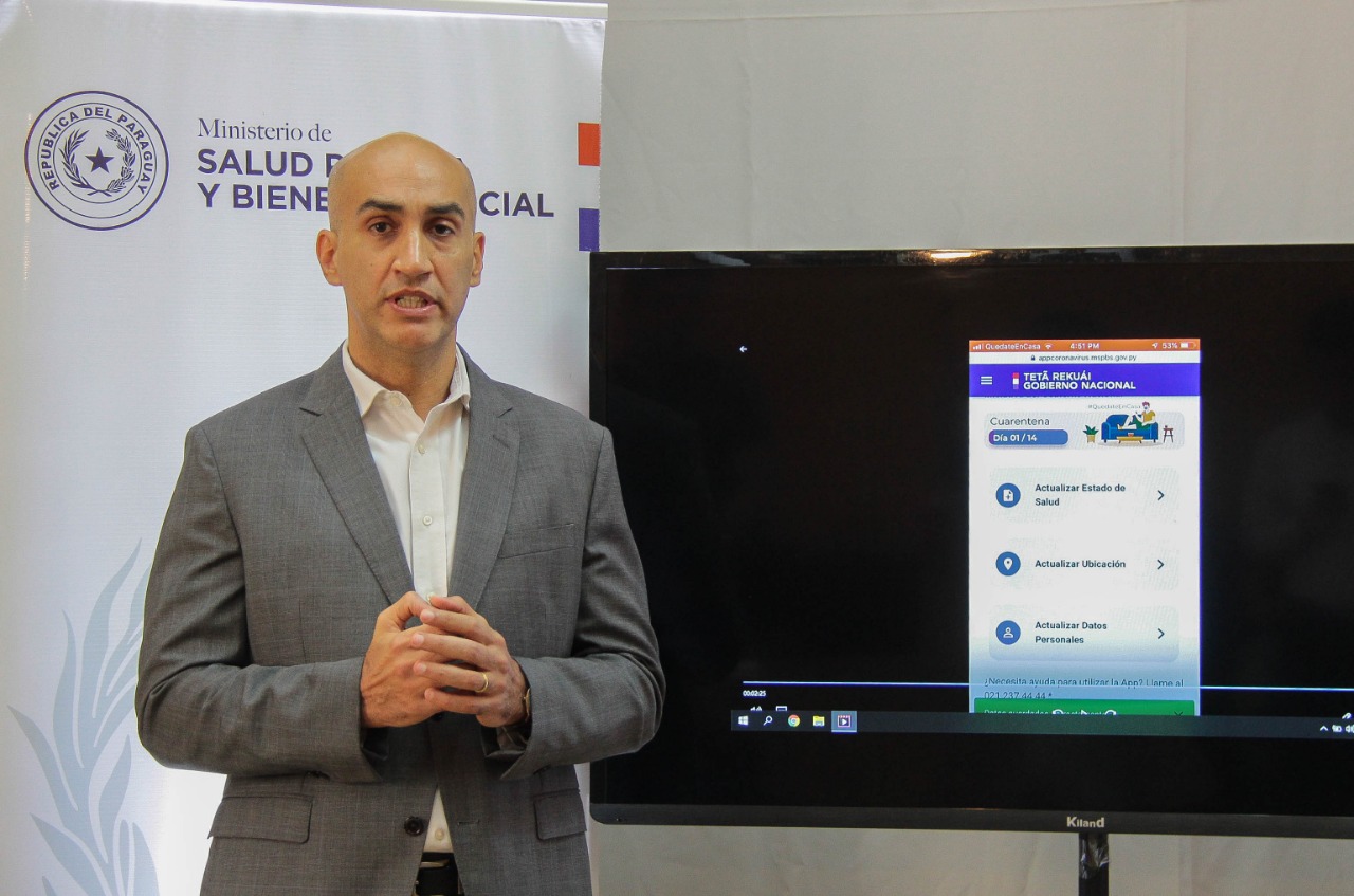 Julio Mazzoleni, ministro de Salud. Foto: Agencia IP