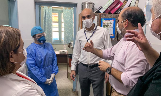 Los tapabocas de tela también ofrecen una protección razonable ante el virus. Foto: M. Salud