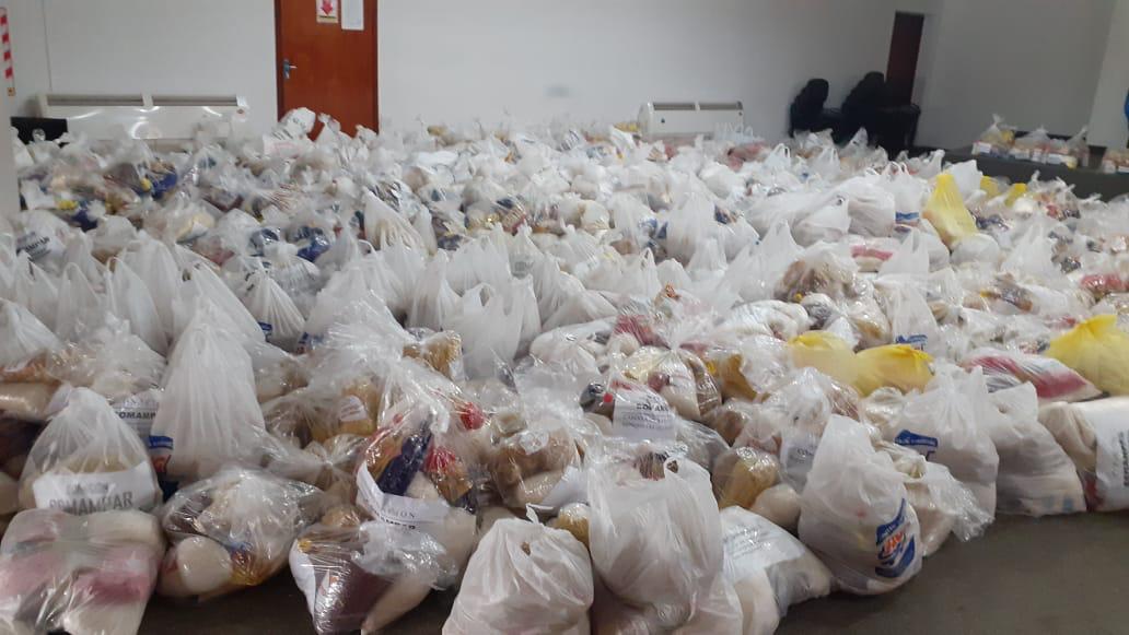 Los alimentos fueron distribuidos en diferentes zonas del país.