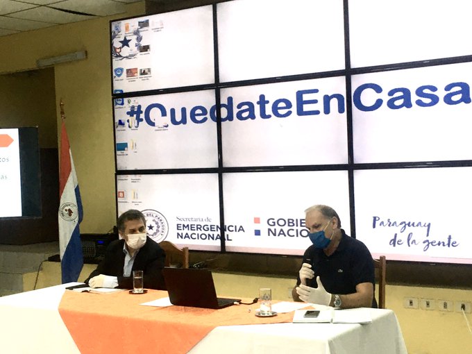 222.192 beneficiarios de Ñangareko ya fueron notificados y 2.883.233 kg de alimentos ya fueron entregados. Foto: @senparaguay