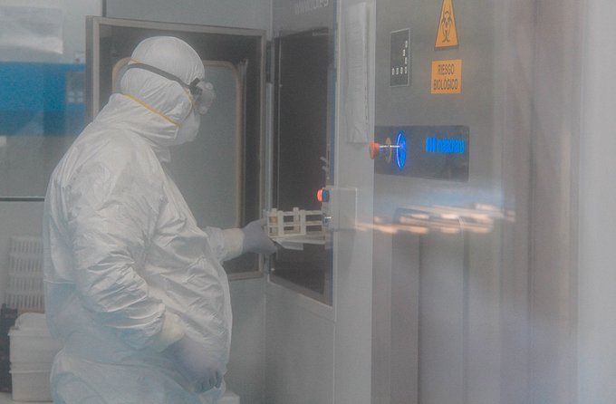 4.267 test de Covid-19 fueron realizados desde el inicio de la epidemia. Foto: Ministerio de Salud