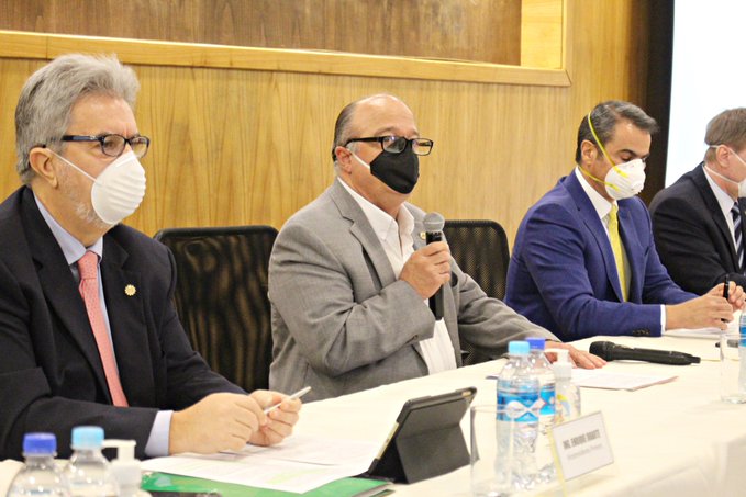 Conferencia de prensa de la Unión Industrial Paraguaya (UIP). Foto: @UIP_py
