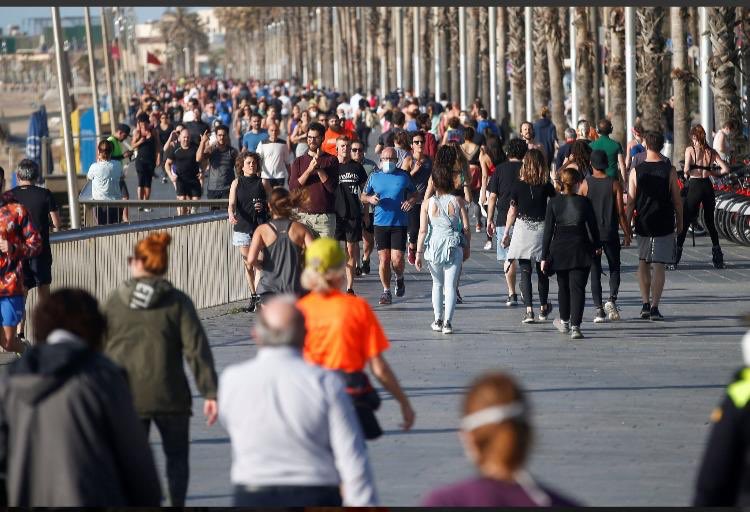 Así fue el movimiento registrado en distintas ciudades de España. Foto: @luispen6