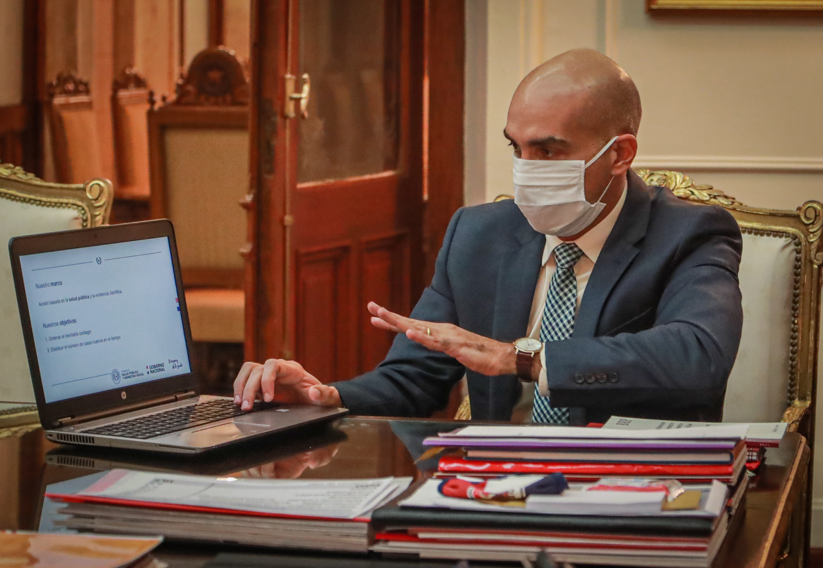 Julio Mazzoleni, ministro de Salud. Foto: Mario Abdo (Flickr)