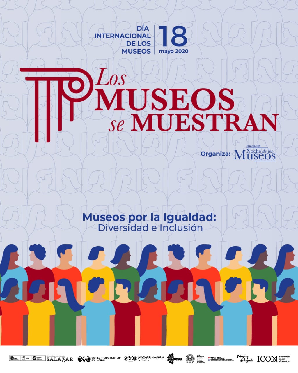 Afiche del evento Los Museos se Muestran 2020.