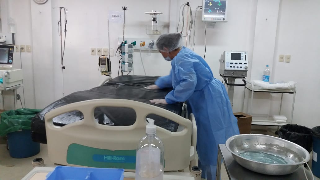 Los profesionales se encuentran en la primera línea de combate al coronavirus. Foto: Gentileza