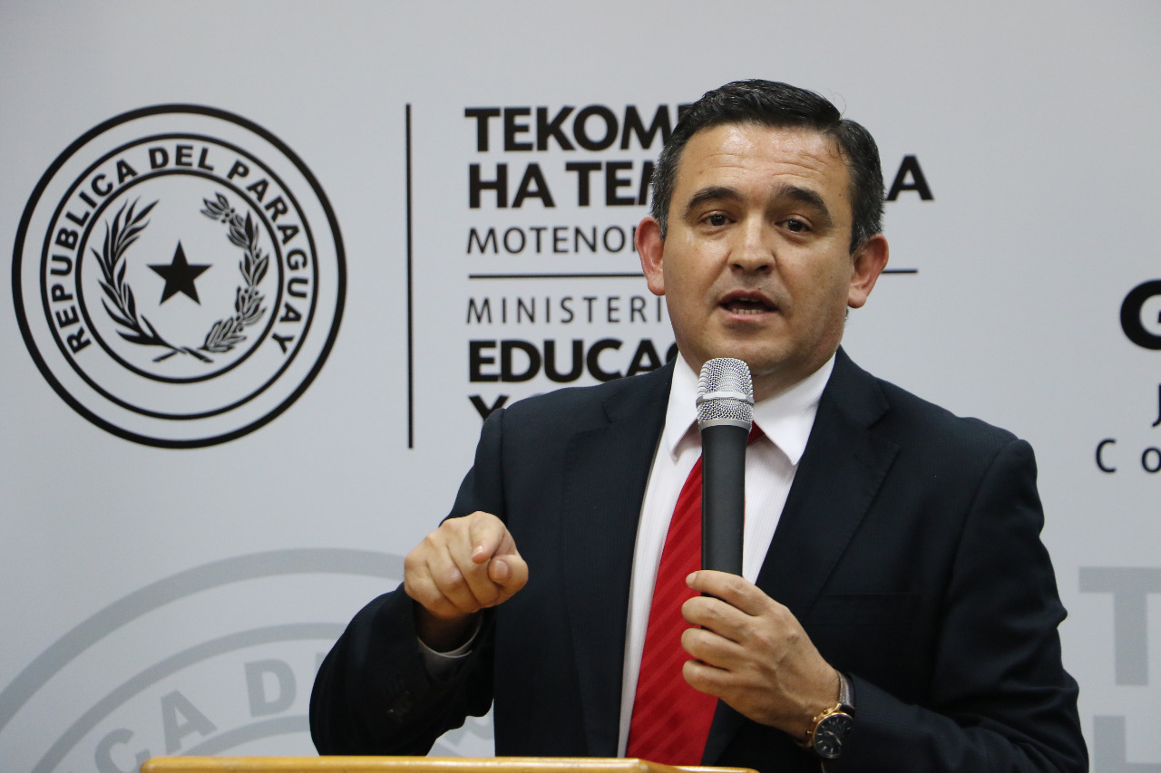Eduardo Petta, ministro de Educación. Foto: Agencia IP