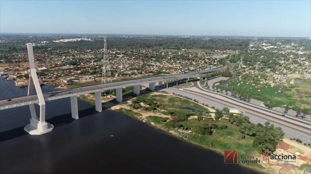 Maqueta del futuro puente Asunción-Chaco-i.