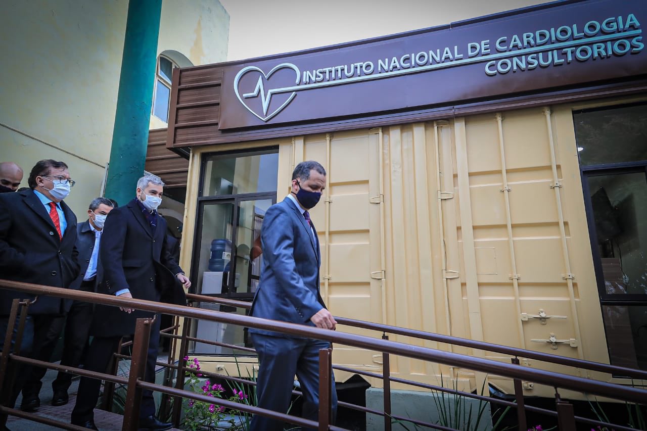 Las mejoras consisten en un renovado bloque de consultorios y oficinas administrativas. Foto: @PresidenciaPy