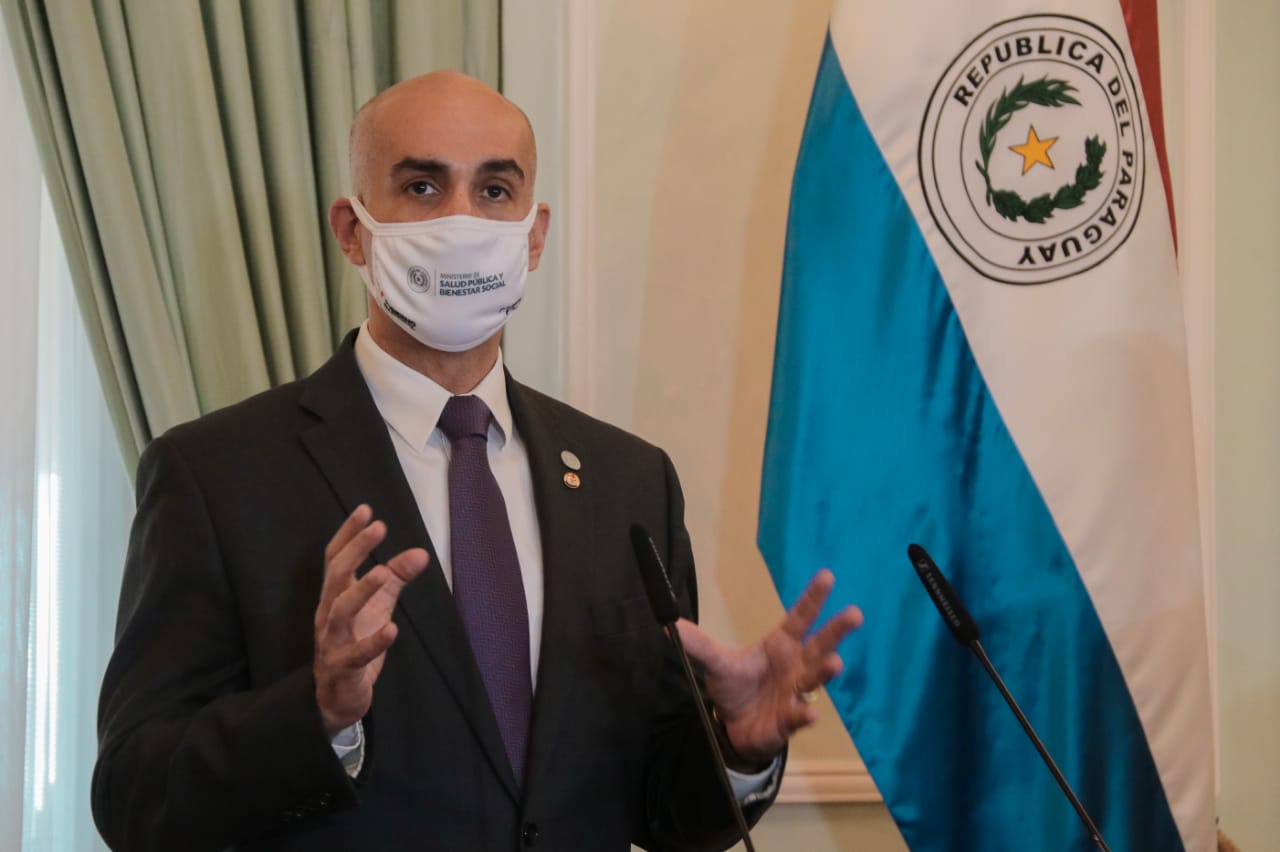 Julio Mazzoleni, ministro de Salud. Foto: Ministerio de Salud