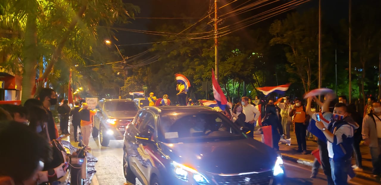 La manifestación se realizó el miércoles pasado en la capital. Foto: Gentileza