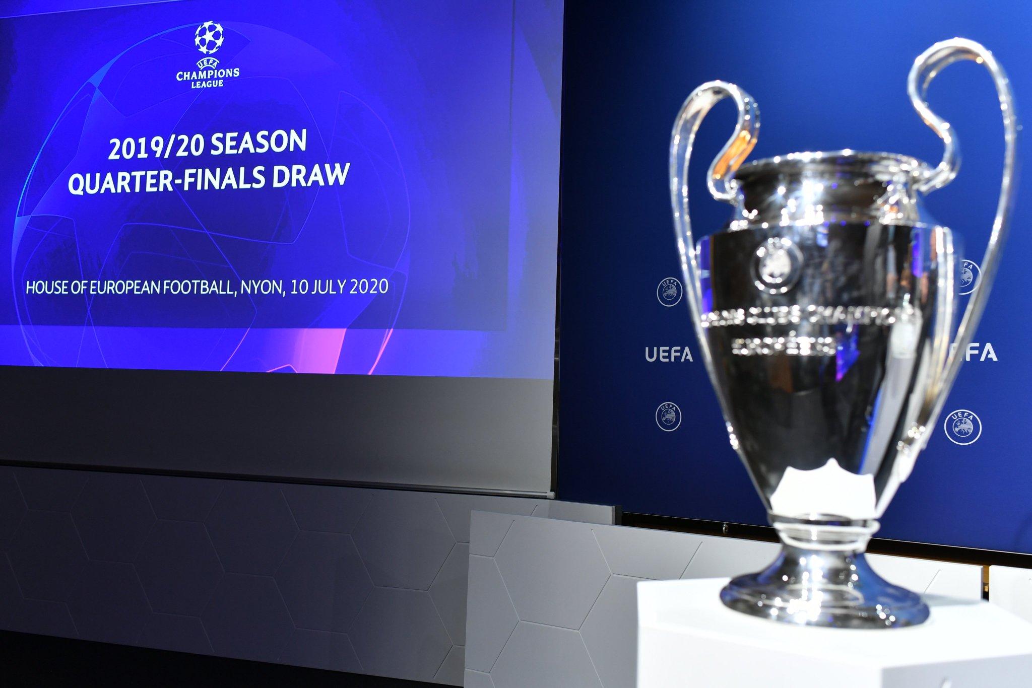 Microprocesador autobús Arrugas Se definieron los Cuartos de Final de la Champions League 2019-2020 -  Unicanal