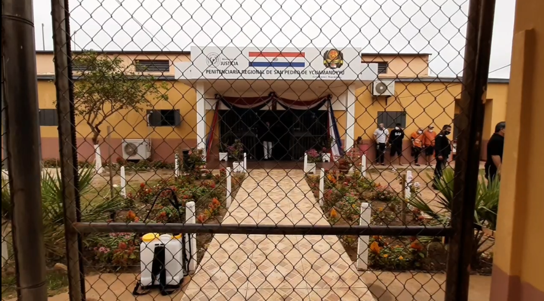 Penitenciaría Regional de San Pedro del Ycuamandyyú. Imagen: Lorenzo Agüero (corresponsal San Pedro - Grupo JBB)