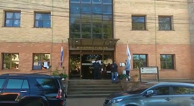 Sede del Ministerio Público en Villarrica. Imagen: Nino Silguero, corresponsal del Guairá - Grupo JBB