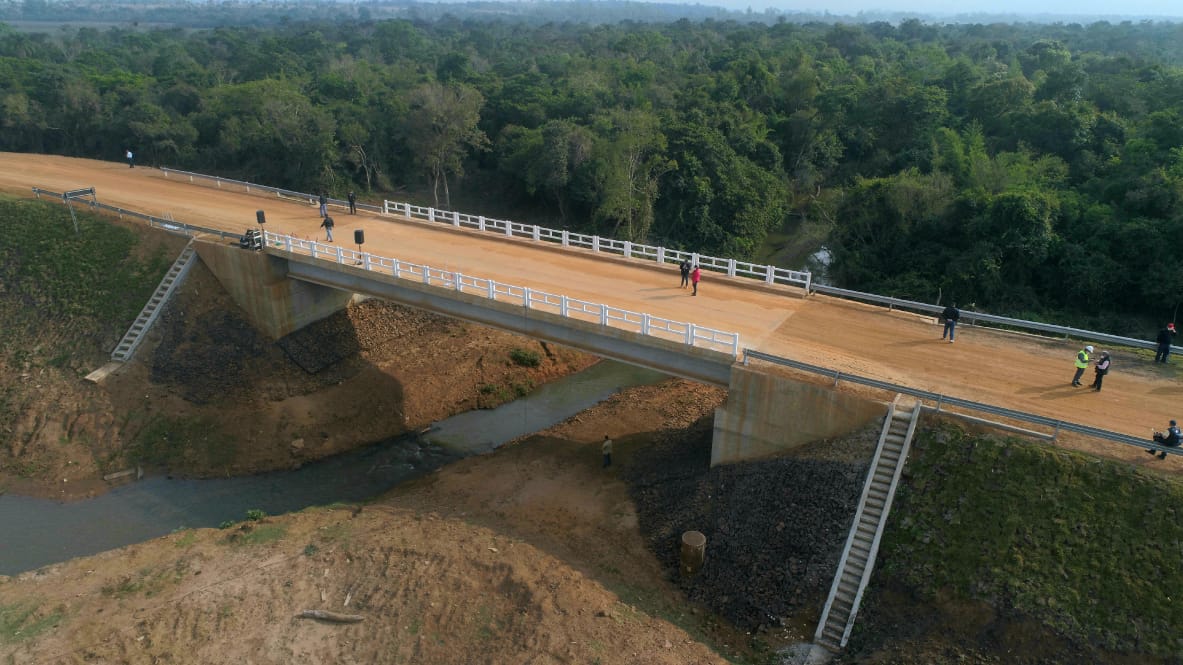 El Gobierno Nacional inaugurará cinco puentes en Caazapá. Foto: MOPC