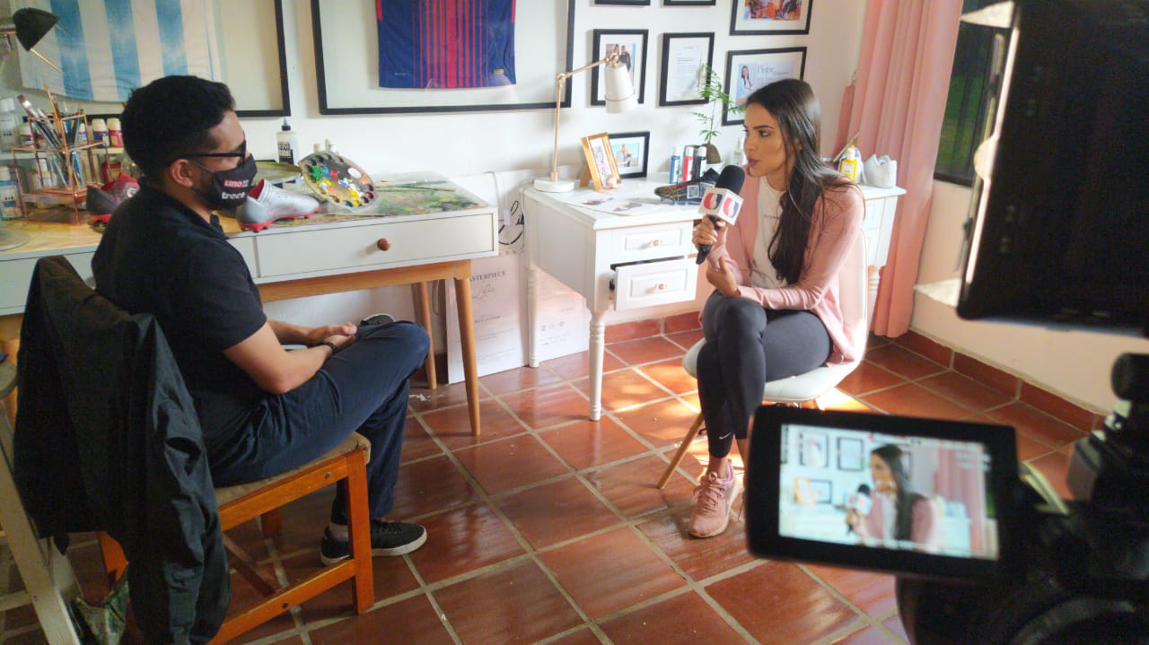 Lili Cantero nos abrió las puertas de su casa y nos contó experiencias con varios futbolistas. Foto: Marcos Juanse Álvarez