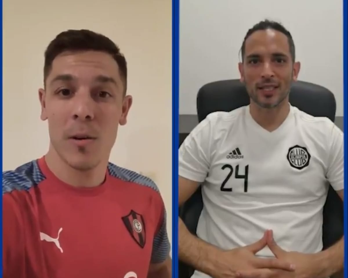 Diego Churín y Roque Santa Cruz dejaron un mensaje especial para el superclásico. Foto: Captura de video