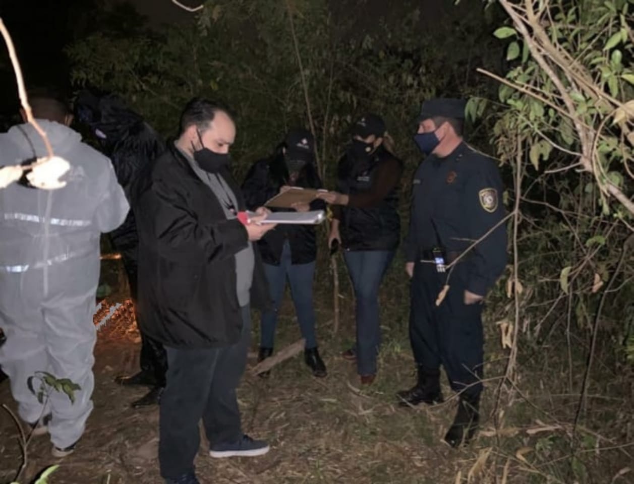 El cuerpo sin vida del adolescente fue hallado en un matorral de Itá. Foto: Gentileza